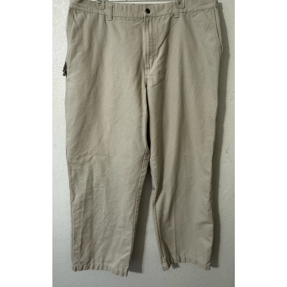Columbia Sportswear Company Mens Beige Cotton Blend Cargo Pants
